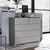 Rauch Erimo 3+2 Drawer Chest - Graphite and Silk Grey Glass
