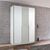 Rauch Bellezza 141cm 3 Door Wardrobe - Alpine White and Silk Grey