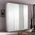 Rauch Bellezza 185cm 4 Door Wardrobe - Alpine White and Silk Grey