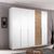 Rauch Bellezza 230cm 5 Door Wardrobe - Alpine White and Artisan Oak