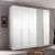 Rauch Bellezza 230cm 5 Door Wardrobe - Alpine White and Silk Grey