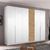 Rauch Bellezza 275cm 6 Door Wardrobe - Alpine White and Artisan Oak