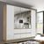Rauch Mainz 226cm 5 Door Combi Wardrobe - Sonoma Oak and Alpine White