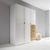 Rauch Ontario 136cm 3 Door Wardrobe with Drawer - Alpine White and Artisan Oak