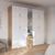 Rauch Hildesheim Extra 231cm 10 Door Combi Wardrobe - Sonoma Oak and Alpine White