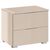 Rauch Alabama 2 Drawer Bedside Cabinet - Champagne