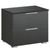 Rauch Alabama 2 Drawer Bedside Cabinet - Metallic Dark Grey