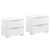 Rauch Alabama 2 Drawer Bedside Cabinet - Set of 2 - Alpine White