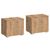 Rauch Alabama 2 Drawer Bedside Cabinet - Set of 2 - Artisan Oak