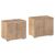 Rauch Alabama 2 Drawer Bedside Cabinet - Set of 2 - Sonoma Oak