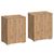 Rauch Alabama 3 Drawer Bedside Cabinet - Set of 2 - Artisan Oak