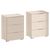 Rauch Alabama 3 Drawer Bedside Cabinet - Set of 2 - Champagne