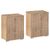 Rauch Alabama 3 Drawer Bedside Cabinet - Set of 2 - Sonoma Oak