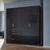 Rauch Homburg 181cm 4 Door Wardrobe with Drawer - Metallic Dark Grey and High Gloss Grey
