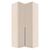 Rauch Alabama 100cm 2 Door Corner Wardrobe - Champagne