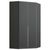 Rauch Alabama 117cm 2 Door Corner Wardrobe - Metallic Dark Grey