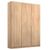Rauch Alabama 136cm 3 Door Wardrobe - Sonoma Oak