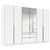 Rauch Alabama 271cm 6 Door Combi Wardrobe - Alpine White