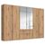Rauch Alabama 271cm 6 Door Combi Wardrobe - Artisan Oak