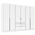 Rauch Alabama 271cm 6 Door Wardrobe with Drawer - Alpine White