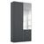 Rauch Alabama 91cm 2 Door Combi Wardrobe - Metallic Dark Grey