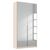 Rauch Alabama 91cm 2 Door Mirrored Wardrobe - Champagne