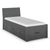 Rauch Aditio 3ft Single Bed - Metallic Dark Grey