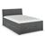 Rauch Aditio 4ft 6in Double Bed - Metallic Dark Grey