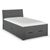 Rauch Aditio 4ft Small Double Bed - Metallic Dark Grey