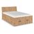 Rauch Aditio 4ft 6in Double Bed - Artisan Oak