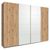 Rauch Syncrono 271cm 4 Door Sliding Wardrobe - Artisan Oak and Alpine White