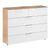 Rauch Texas 3+2 Drawer Chest - Sonoma Oak and Alpine White