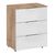 Rauch Texas 3 Drawer Bedside Cabinet - Sonoma Oak and Alpine White