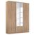 Rauch Texas 136cm 3 Door Combi Wardrobe - Sonoma Oak