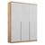 Rauch Texas 136cm 3 Door Wardrobe - Sonoma Oak and Alpine White