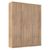 Rauch Texas 136cm 3 Door Wardrobe - Sonoma Oak