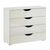 Rauch Arnstein 4 Drawer Chest - Alpine White and White High Gloss