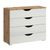 Rauch Arnstein 4 Drawer Chest - Artisan Oak and Alpine White