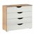 Rauch Arnstein 4 Drawer Chest - Sonoma Oak and Alpine White