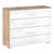 Rauch Alegro 4 Drawer Chest - Sonoma Oak and Alpine White