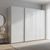 Rauch Beluga Extra 271cm 3 Door Sliding Wardrobe - Silk Grey