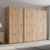 Rauch Beluga Extra 316cm 3 Door Sliding Wardrobe - Artisan Oak