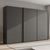 Rauch Beluga Extra 361cm 3 Door Sliding Wardrobe - Graphite