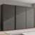 Rauch Beluga Extra 406cm 3 Door Sliding Wardrobe - Graphite