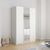 Rauch Purisma 151cm 3 Door Wardrobe with Mirror - Alpine White