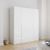 Rauch Purisma 201cm 4 Door Wardrobe - Alpine White and Crystal White Glass