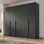 Rauch Purisma 251cm 5 Door Wardrobe - Graphite
