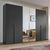 Rauch Purisma 301cm 6 Door Wardrobe with Mirror - Graphite