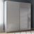 Rauch Beluga Extra 181cm 2 Door Sliding Wardrobe with Grey Mirror - Silk Grey