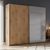 Rauch Beluga Extra 226cm 2 Door Sliding Wardrobe with Grey Mirror - Artisan Oak